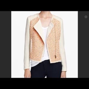 McGinn jacket with leather details